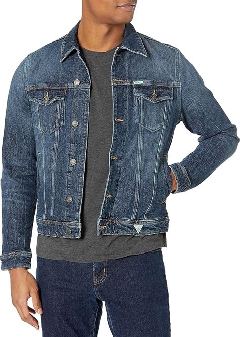 guess men denim jacket